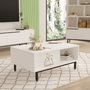 Hanah Home Mesa de centro On2-W Blanca